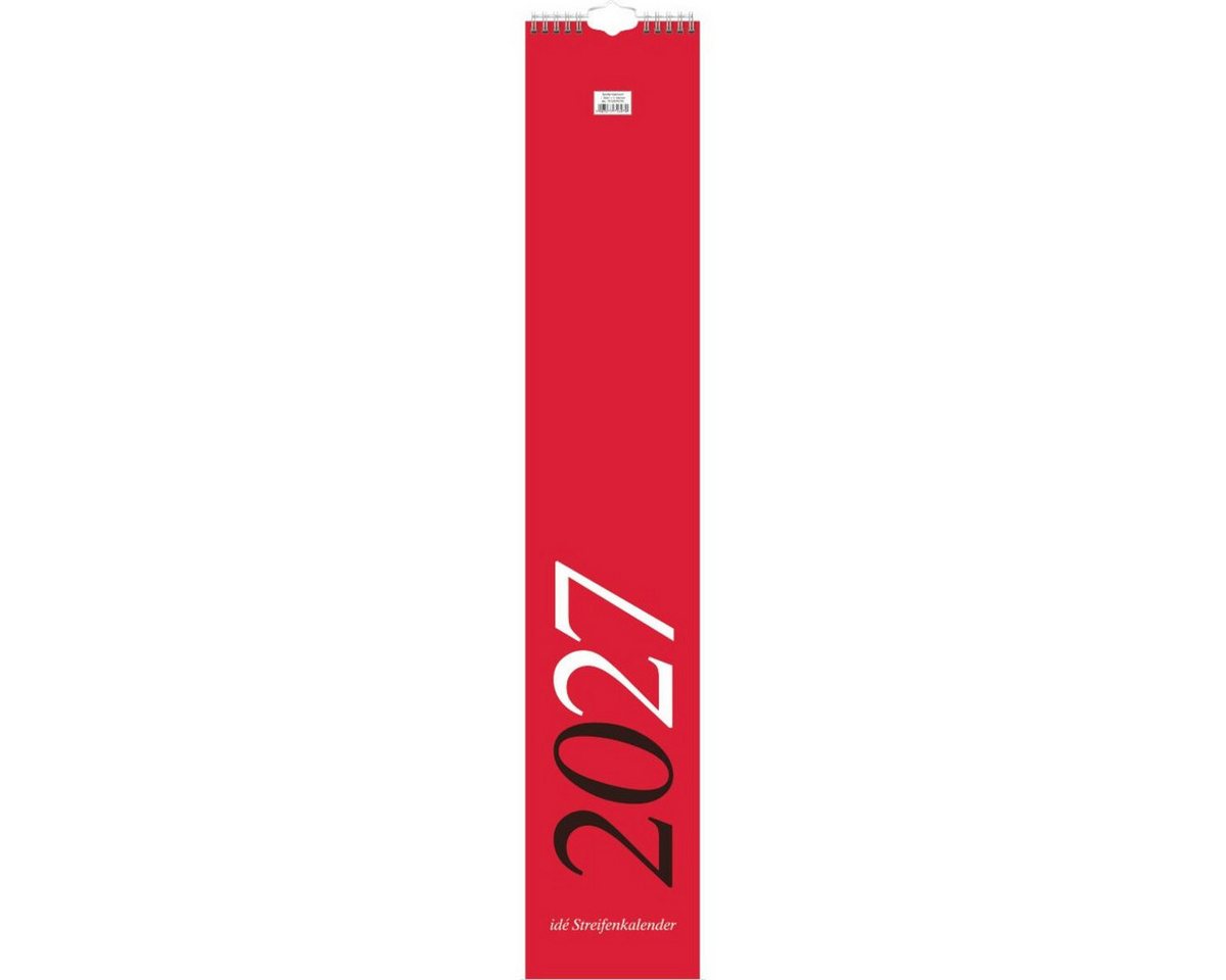 rido ide Jahresplaner Streifenkalender 12x66cm 1 Monat/Seite 2027