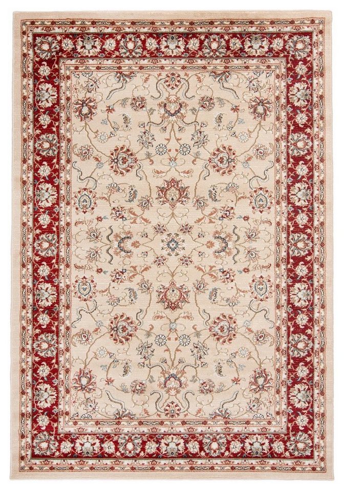 Mazovia Orientteppich Klassisch Bordüre Beige Rot Flur, Diele, Küche, Büro, Fußbodenheizung Bild 4