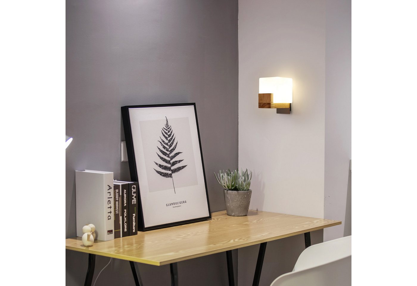 Riserva LED Wandleuchte Einfache Wandlampe,kreative Dekolampe,für Flur,Innenhof,Café, LED wechselbar Bild 2