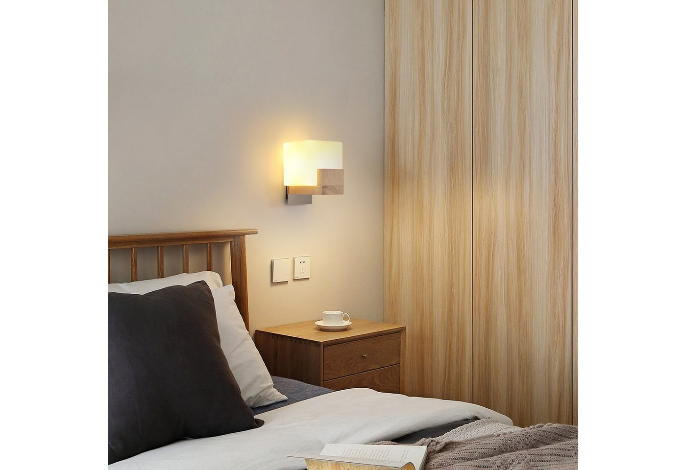 Riserva LED Wandleuchte Einfache Wandlampe,kreative Dekolampe,für Flur,Innenhof,Café, LED wechselbar Bild 5