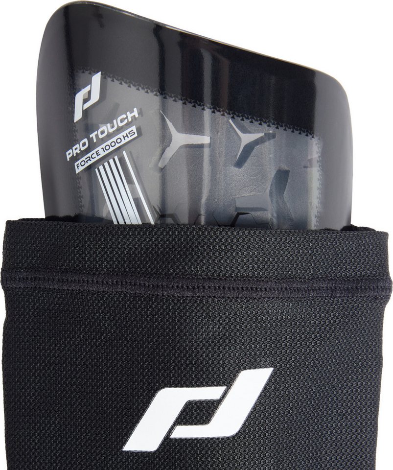 Pro Touch Fußball Schienbeinschoner SCHIENB-SCHÜTZ. FORCE 1000 HS LITE, mit zwei Hartschalen, aus elastischem Mesh-Material