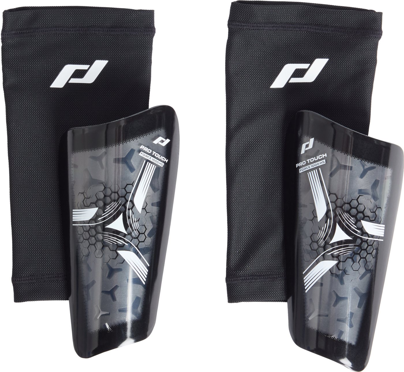 Pro Touch Fußball Schienbeinschoner SCHIENB-SCHÜTZ. FORCE 1000 HS LITE, mit zwei Hartschalen, aus elastischem Mesh-Material Bild 3