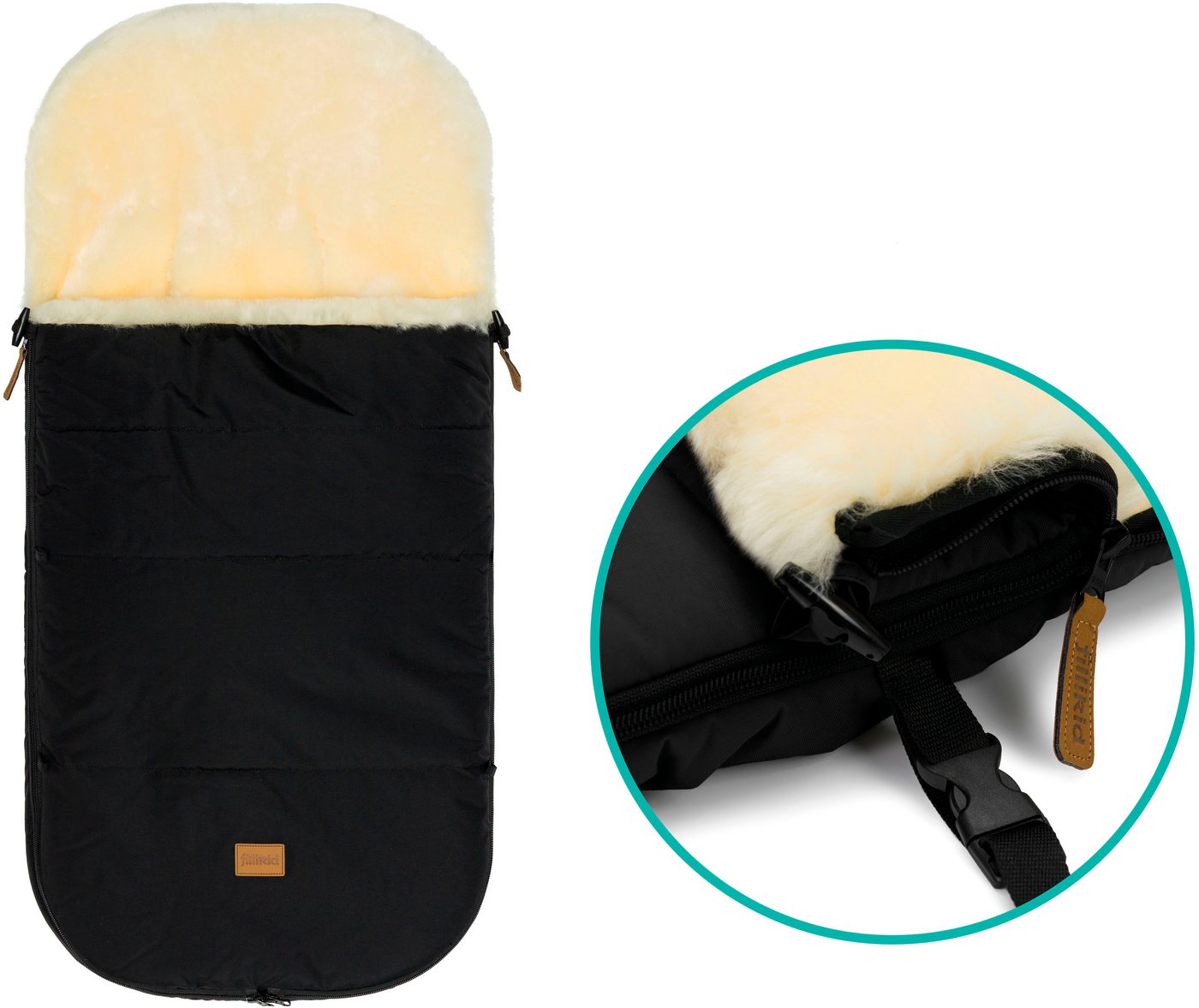 Fillikid Fußsack Makalu, Lammfellfußsack Bild 5