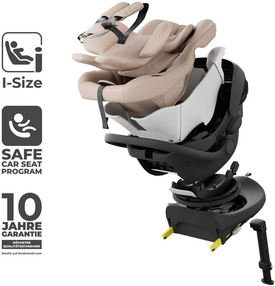 Kinderkraft Babyschale I-LITE mit ENDURA SAFE FX Basis, ab: Geburt, bis: 15 Monaten, ab: 40 cm, bis: 87 cm