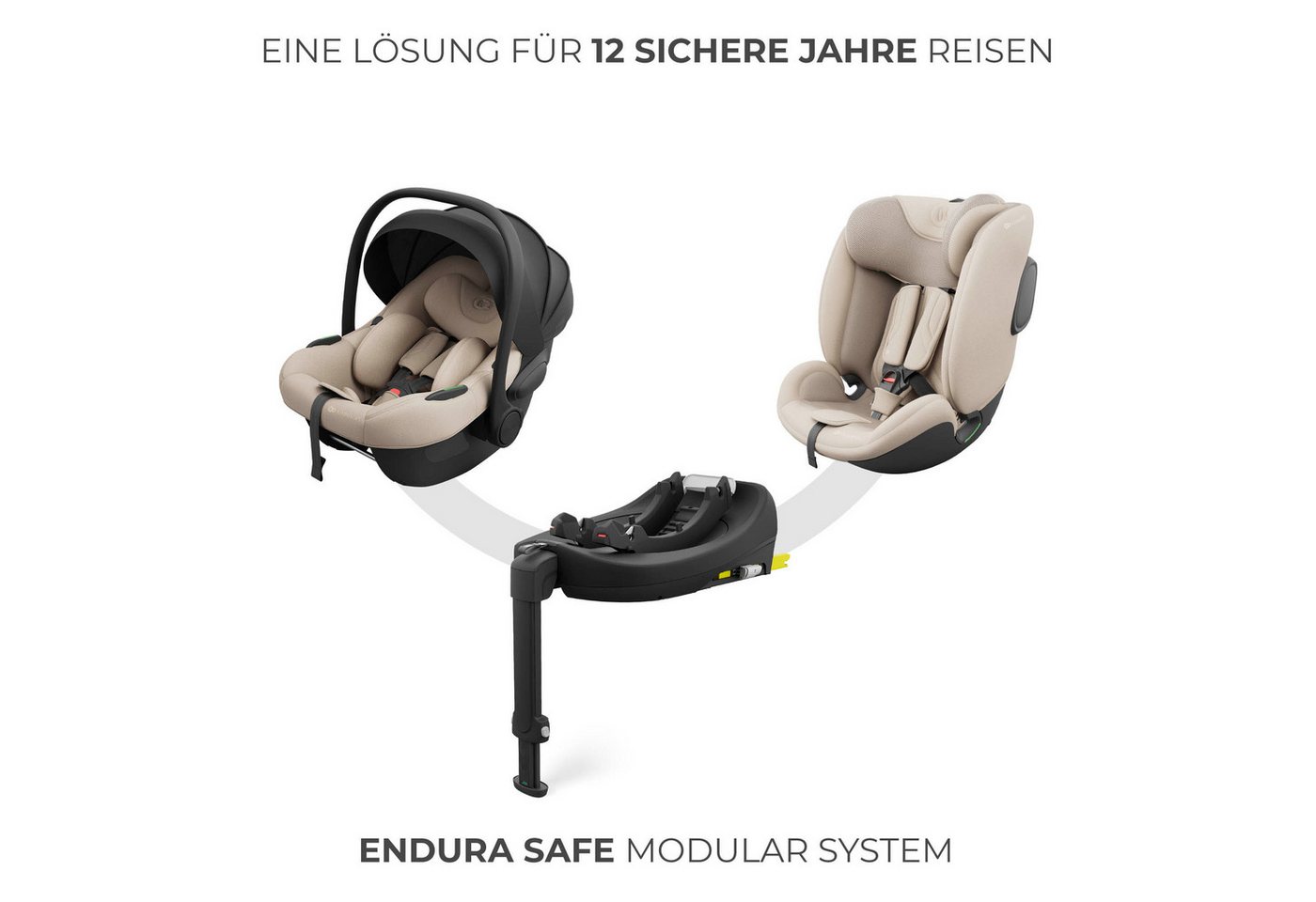 Kinderkraft Babyschale I-LITE mit ENDURA SAFE FX Basis, ab: Geburt, bis: 15 Monaten, ab: 40 cm, bis: 87 cm Bild 3