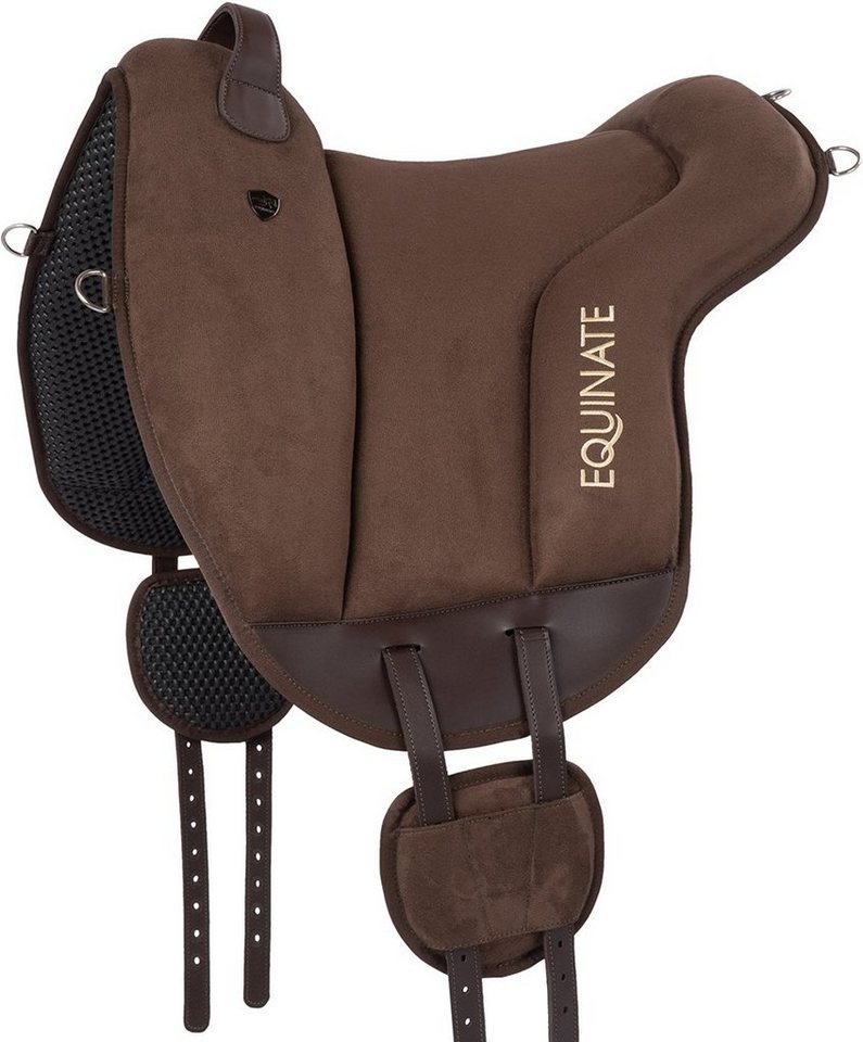 Equinate Wanderreitsattel Reitpad Hamilton, aus synthetischem Wildleder