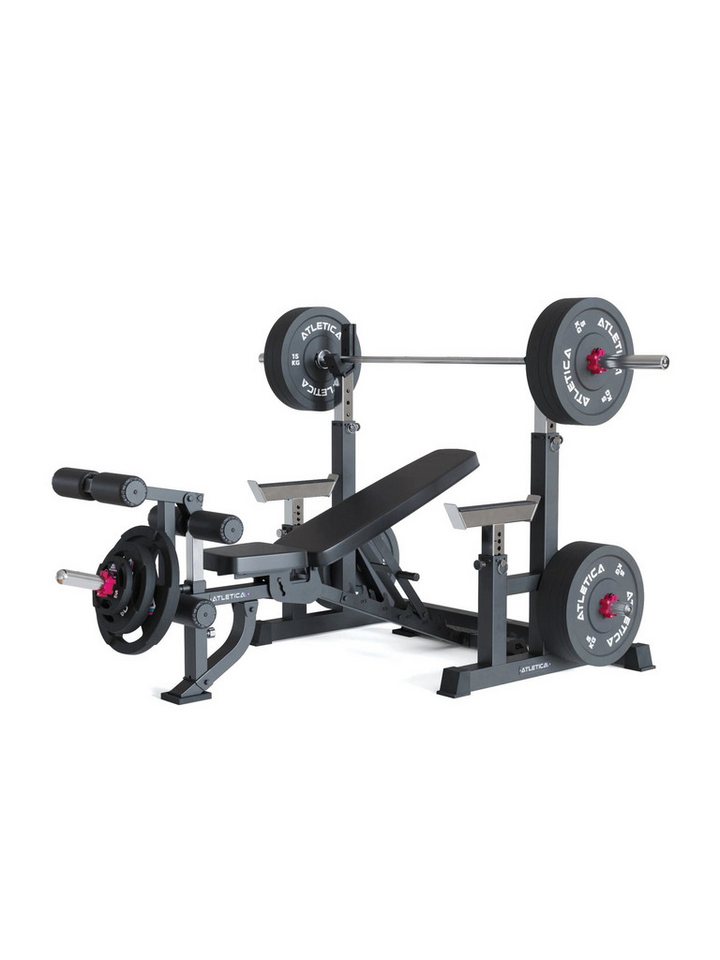 ATLETICA Power Rack Dome höhenverstellbare Squat- und Hantelbank