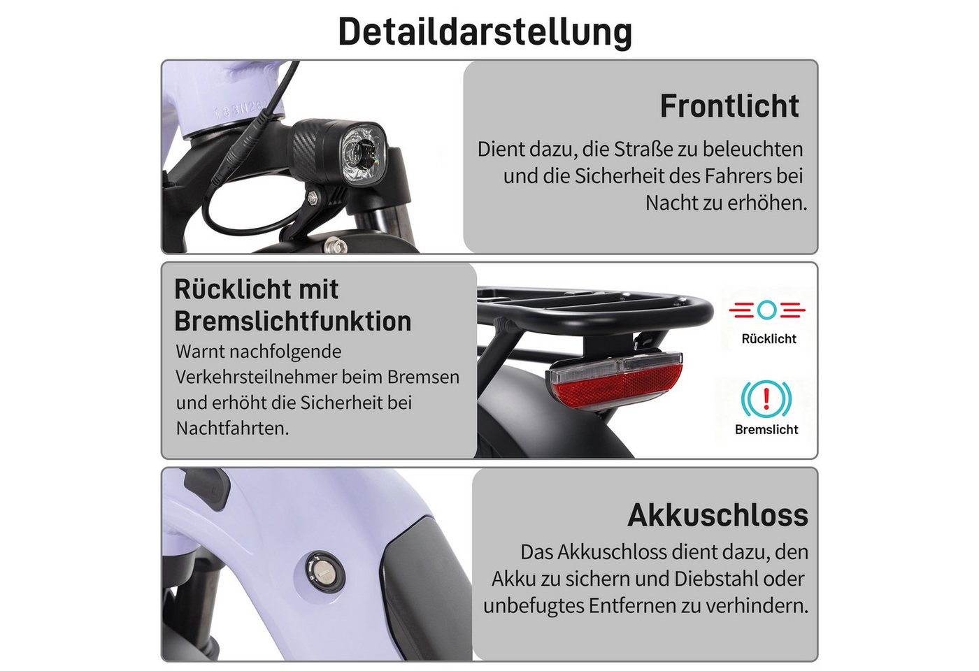 JOBOBIKE E-Bike Klapprad 20 Zoll Fatbike, 150km, Faltbarer Alurahmen, mit Bremslichtfunktion, 7 Gang Shimano, Heckmotor, 720 Wh, (Farbdisplay, Elektrofahrrad für Damen Herren, All-Terrain-E-Bike), Romer Pro, Federsattelstütze, Drehmomentsensor, hydr. Scheibenbremsen Bild 5