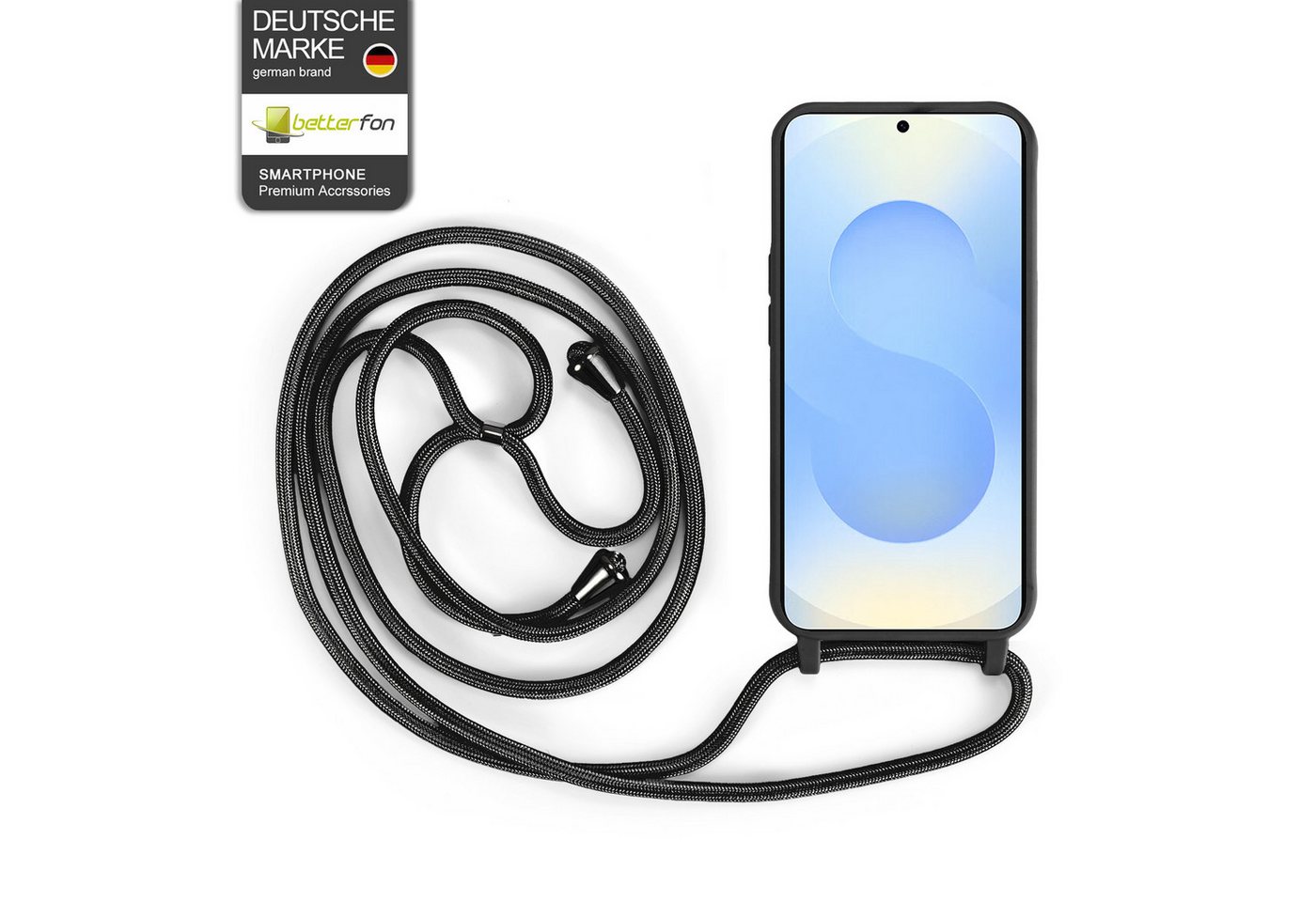 betterfon Handykette für Samsung Galaxy A52 Handyhülle mit Band Kodel Hülle mit Kette, Hände frei – mit Silikonhülle & Schnur für flexiblen Alltag Bild 5
