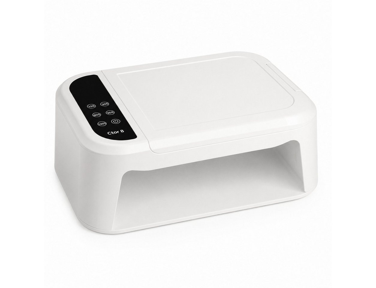Lisabonde Lichthärtungsgerät Ctor 8, 180W UV LED Nagellampe für 2 Hände, inkl. PU-Handauflage, Einzelartikel, Low-Heat-Modus,Timer-Funktion Bild 5