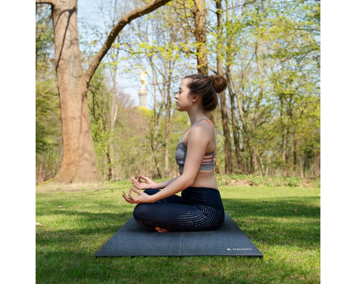 Navaris Fitnessmatte Navaris faltbare Yogamatte 4mm rutschfest, verschiedene Farben Bild 3