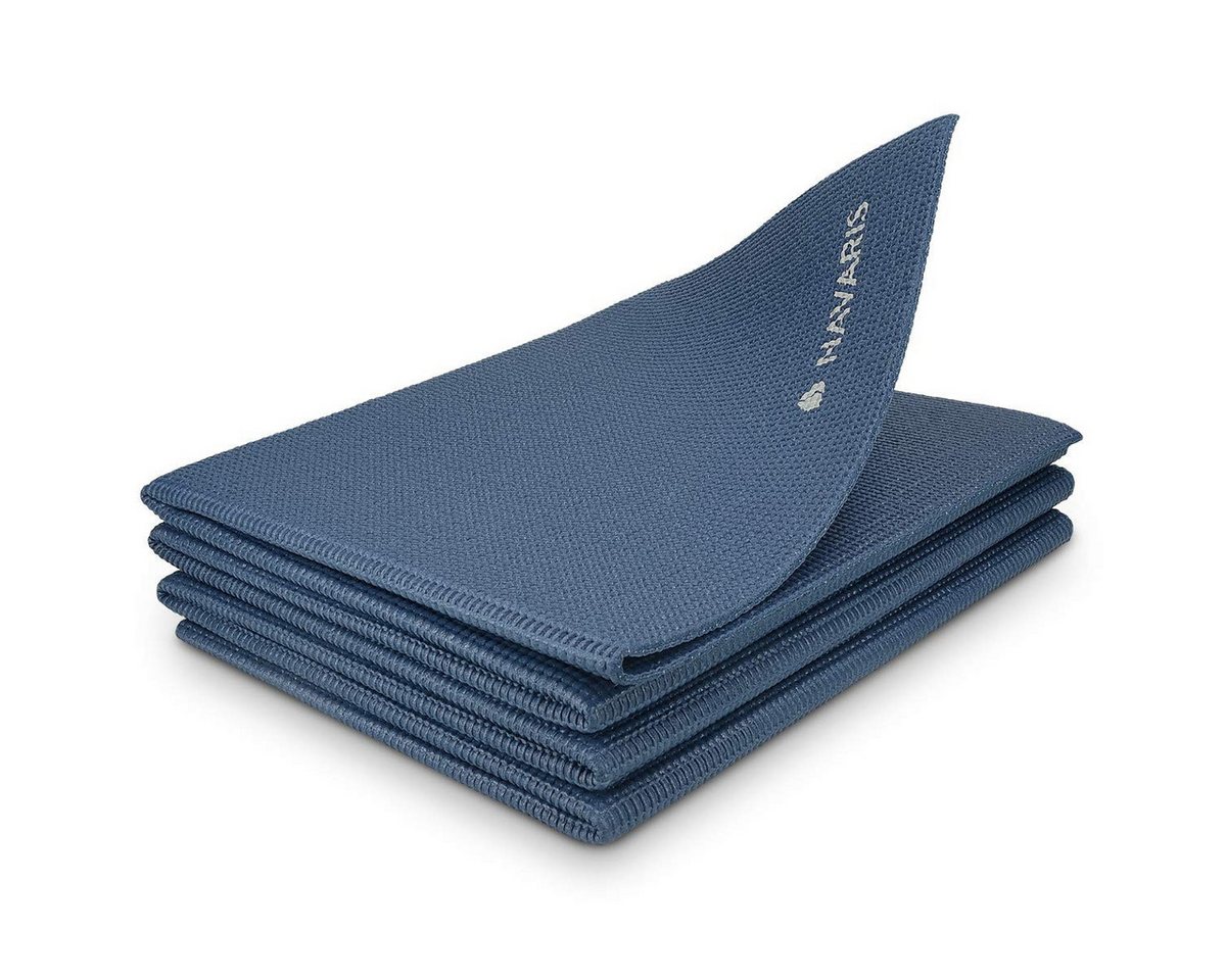 Navaris Fitnessmatte Navaris faltbare Yogamatte 4mm rutschfest, verschiedene Farben Bild 4