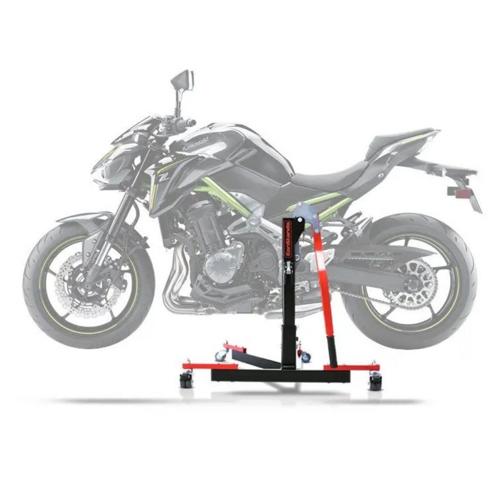 ConStands Motorradheber CS Power Evo-Zentralständer für Kawasaki Z 900 17-25 Rot Bild 4