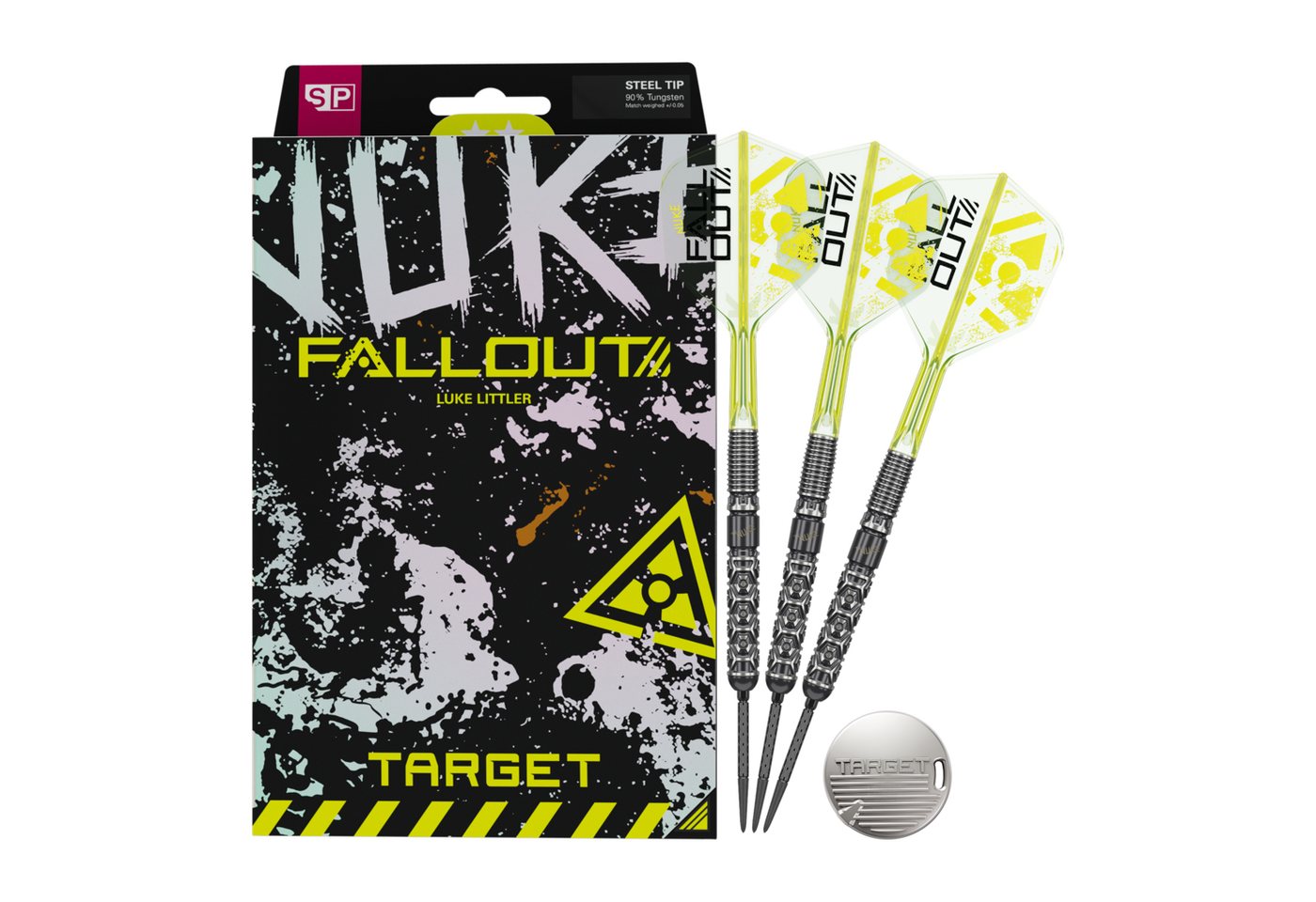TARGET DARTS Dartpfeil Target Luke Littler Nuke Fallout Swiss Points Steeldarts Bild 3