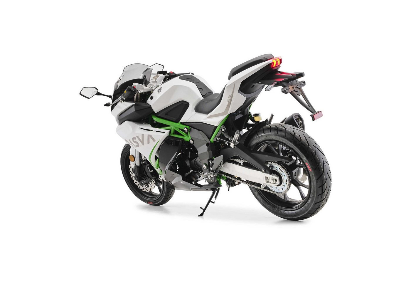 QASVA Motorrad GP-1 125 ccm Weiß, 124 ccm, 95 km/h, Euro 5+, ABS, 10,6 kW, 14,4 PS, 125er Sportler, TFT-Display Bild 2