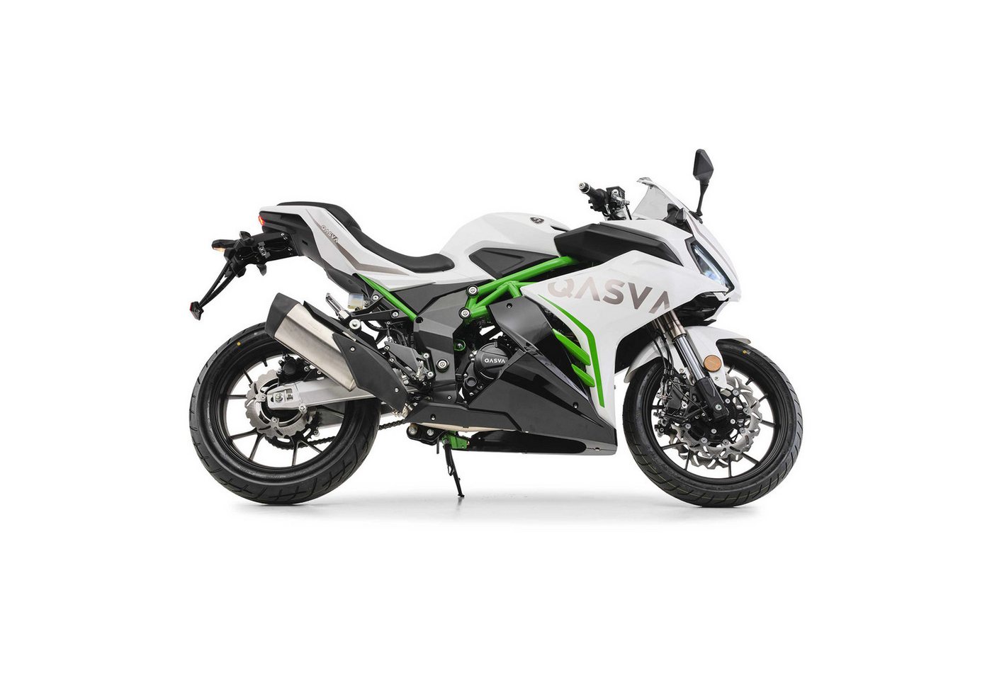 QASVA Motorrad GP-1 125 ccm Weiß, 124 ccm, 95 km/h, Euro 5+, ABS, 10,6 kW, 14,4 PS, 125er Sportler, TFT-Display Bild 5