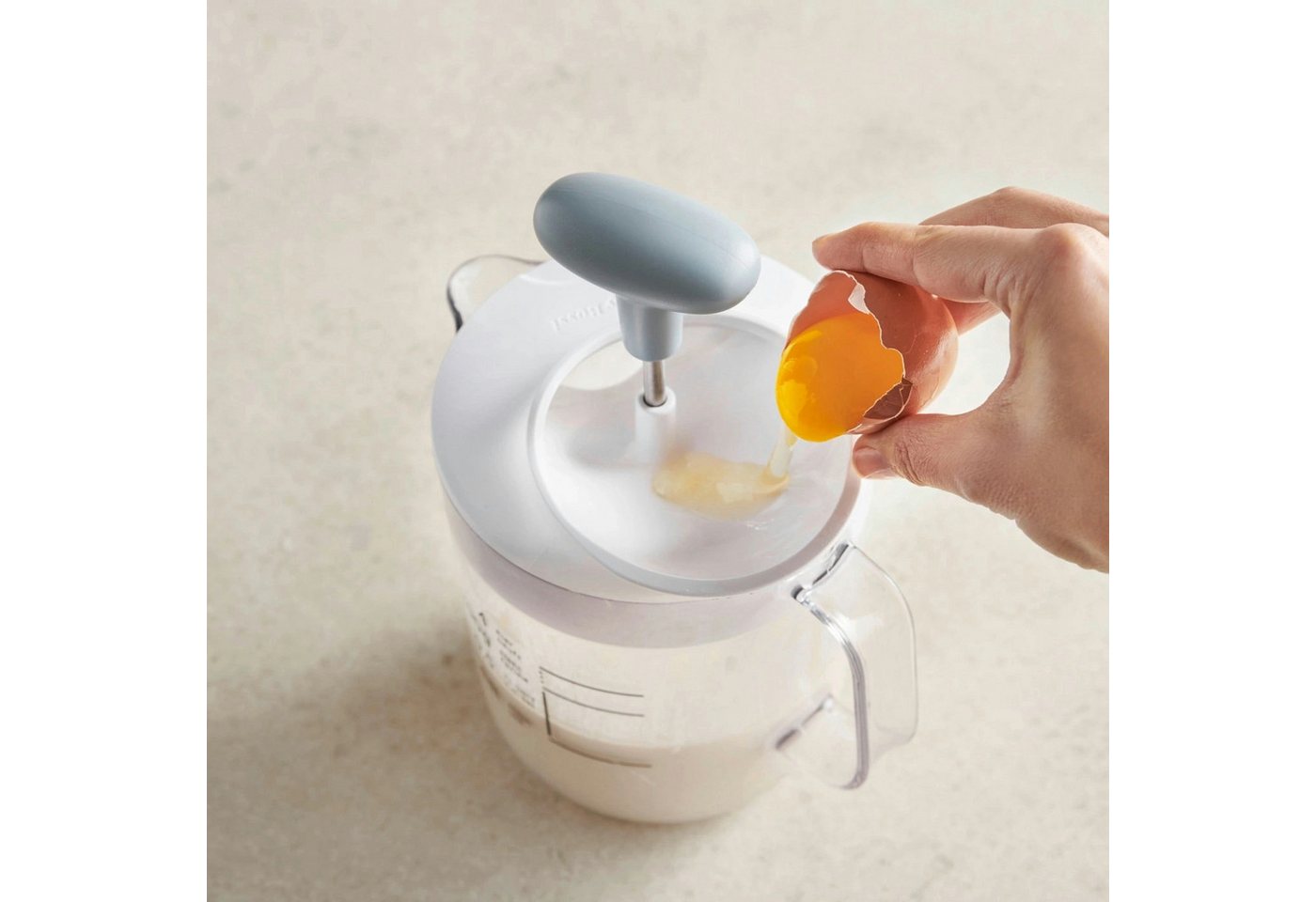 Betty Bossi Teigportionierer Mixer für Pfannkuchen 3 in 1 Abmessen Mischen Dosieren Bild 2