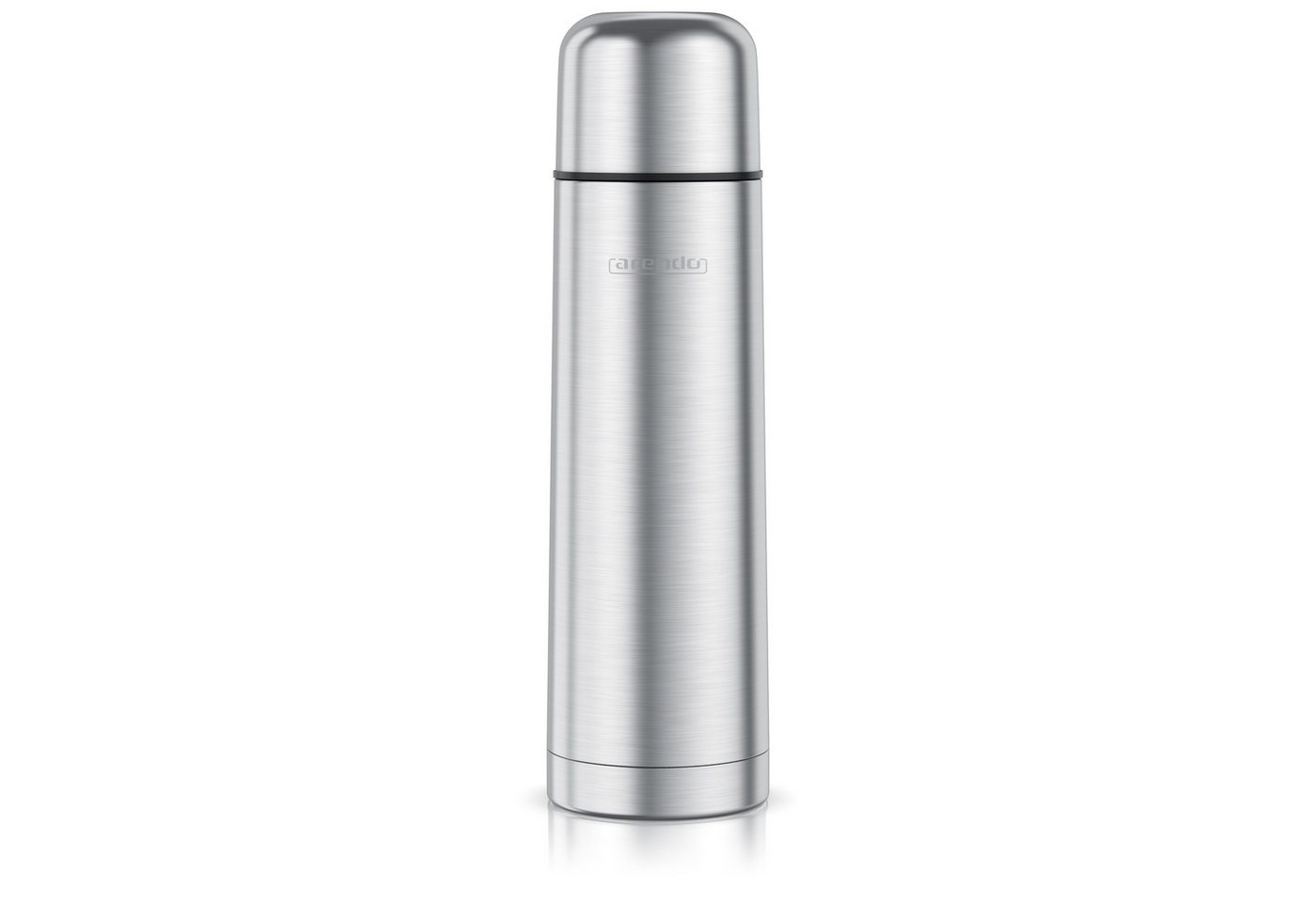 Arendo Thermoflasche Isolierflasche 0,5L Edelstahl Trinkflasche auslaufsicher für Unterwegs, kohlensäuregeeignet, hält Stundelang kalt & warm, BPA-frei, 500 ml Bild 4