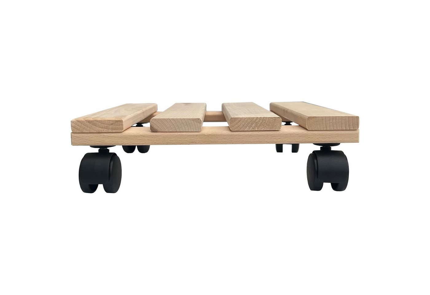 Hossi's Wholesale Pflanzenroller 4x Pflanzenroller Eckig 30cm 120 kg Blumentopf Untersetzer Rollbrett Bild 2