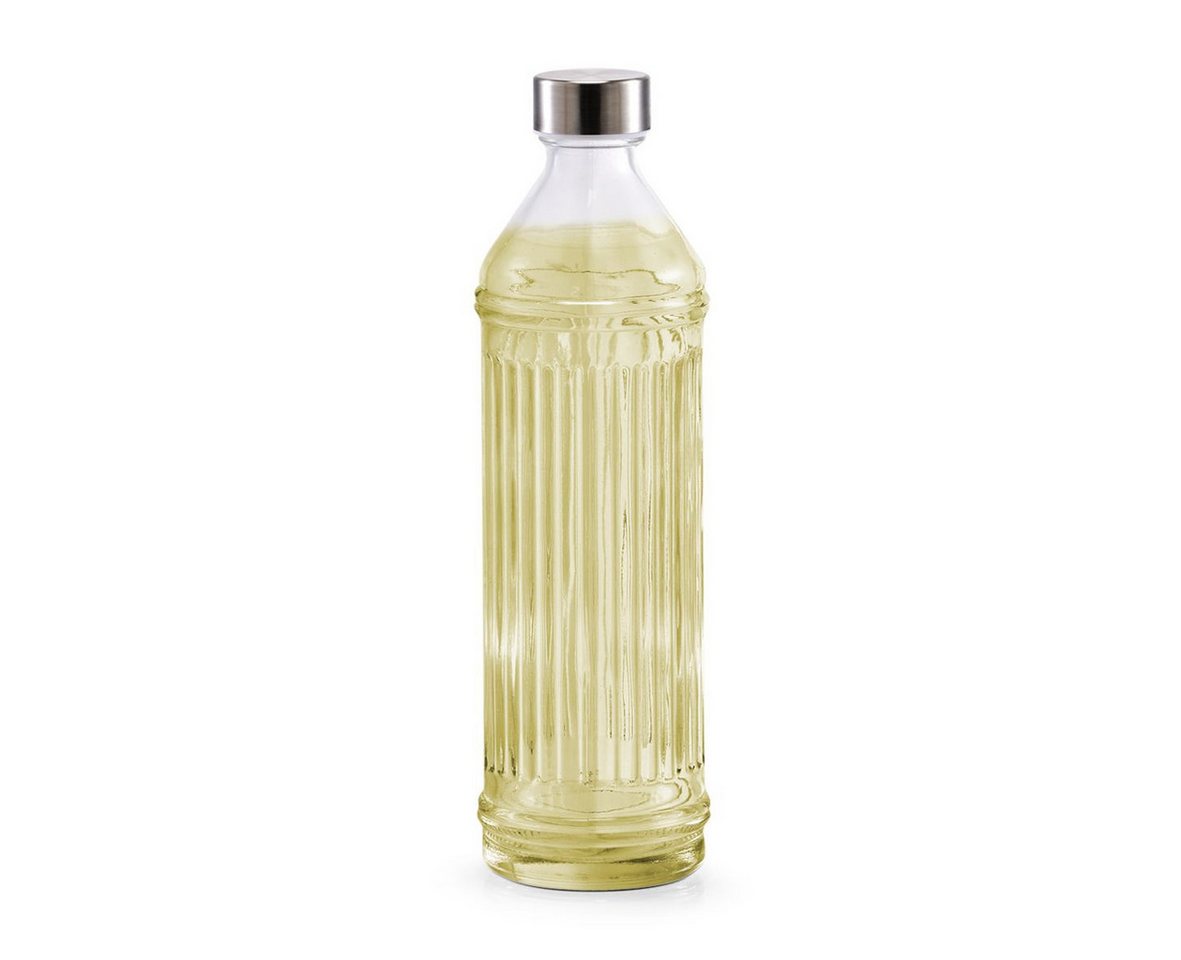 Basera® Trinkflasche Glasflasche mit Edelstahlverschluss, 970 ml Bild 2