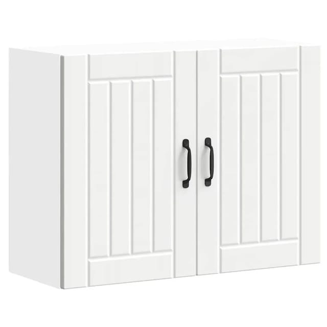 Küchen-hängeschrank Lucca Weiß Holzwerkstoff - Vidaxl