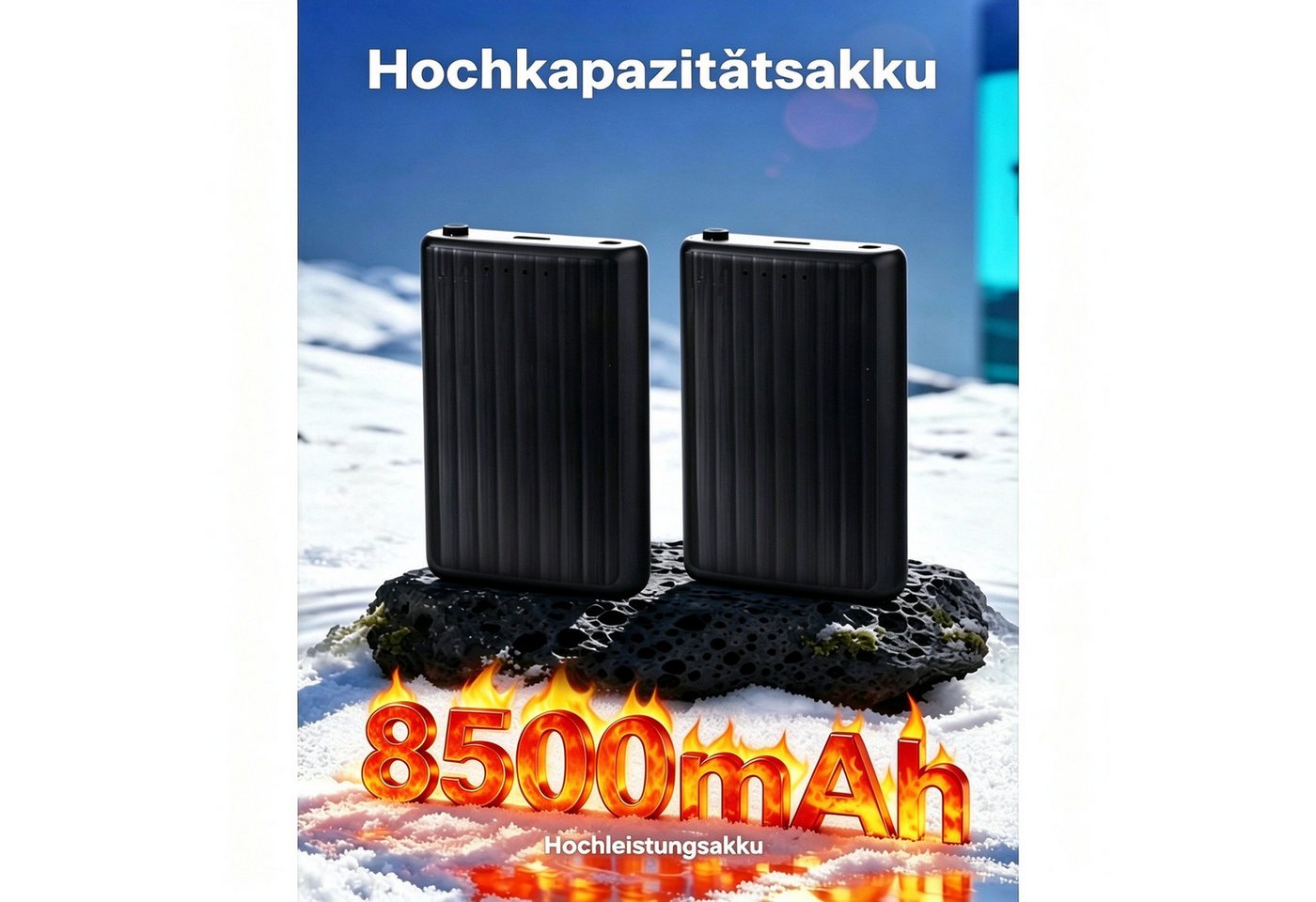 ALLJOY Funktionssocken Heizsocken Elektrisch,Wärmesocken mit intelligenter Temperaturregelung (8500mAh Akku mit langer Laufzeit, Heizsocken mit Fernbedienung) Bluetooth‑App‑Steuerung,Schnellheizmodus,Waschbar nach Akku‑Entnahme Bild 4