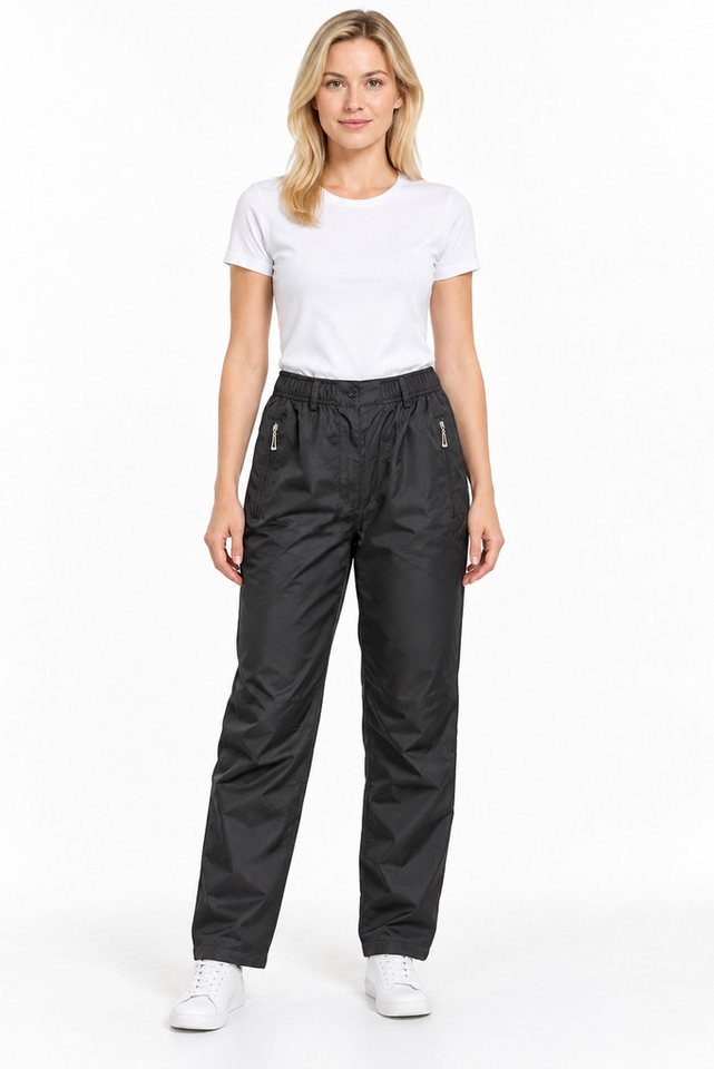 Kendindza Collection Thermohose Damen Winterhose, gefüttert und wasserabweisend Winter Thermo Hose Outdoorhose Damen Wasserdicht, Thermo Winterhose Gummibund
