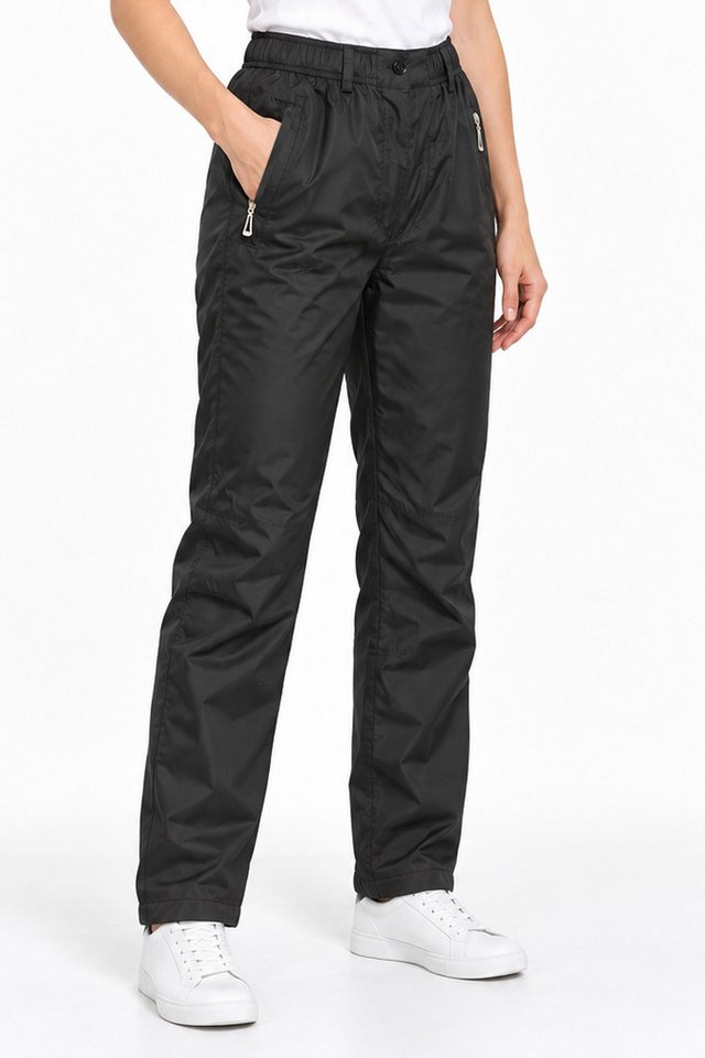 Kendindza Collection Thermohose Damen Winterhose, gefüttert und wasserabweisend Winter Thermo Hose Outdoorhose Damen Wasserdicht, Thermo Winterhose Gummibund Bild 4