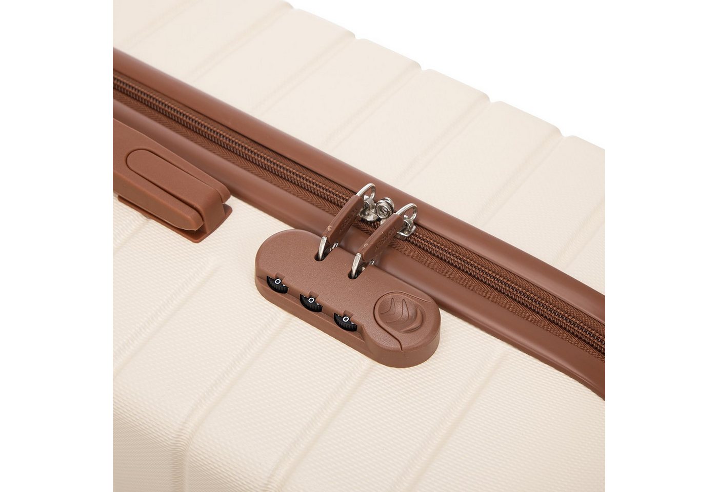 YONSLY Handgepäckkoffer Reisekoffer Trolley Rollkoffer Gepäckset Hartschale für Reisen, 4 Rollen, mit 360° Rollen, Zahlenschloss, ABS-Hartschale und Gummigriff