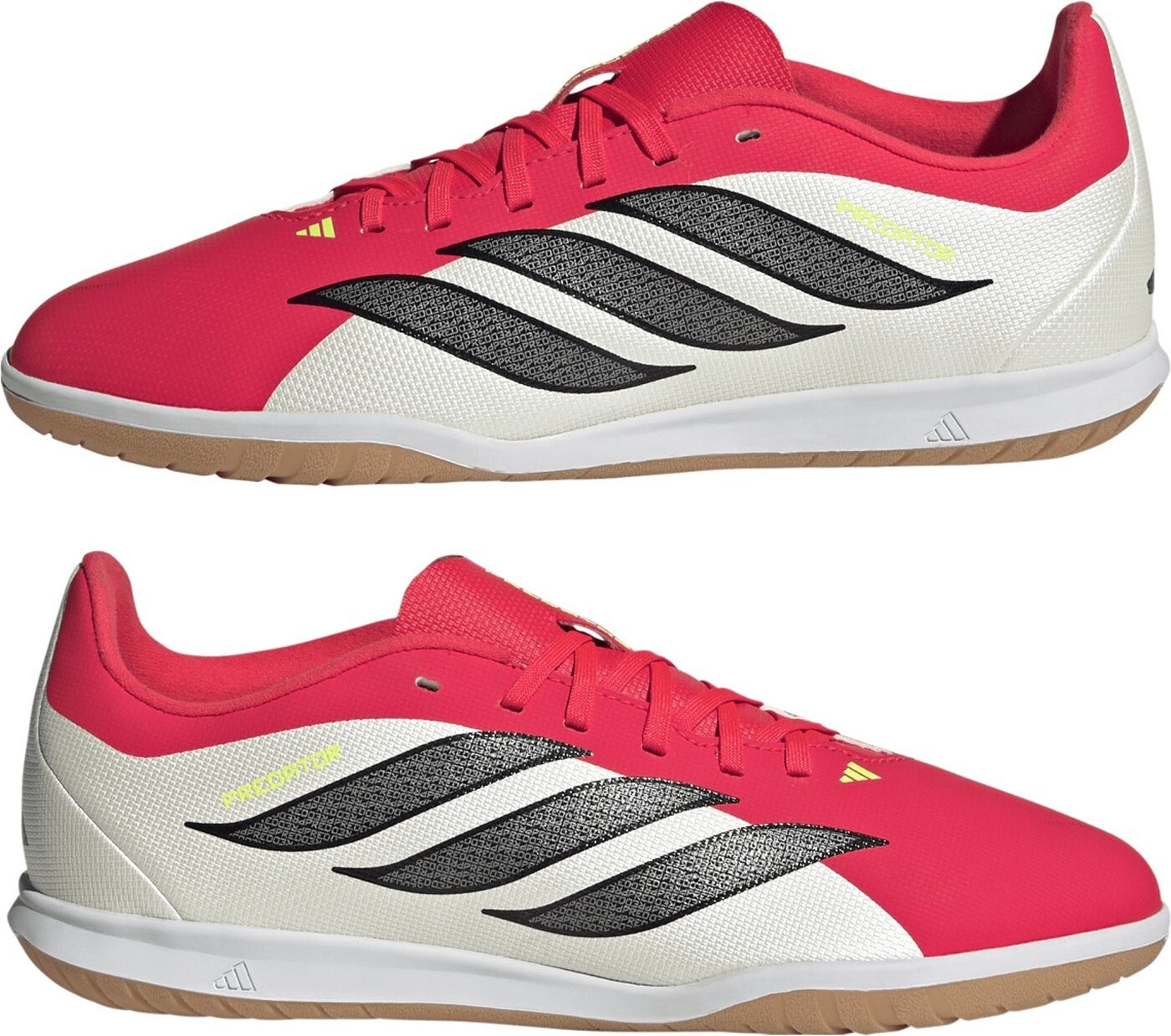 adidas Performance PREDATOR CLUB IN SALA J LUCRED/CBLACK/FTWWHT Fußballschuh Bild 3