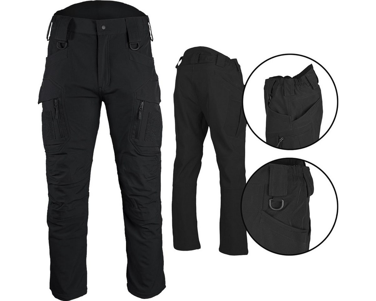 Mil-Tec Outdoorhose Militär Softshell Hose Assault Wasserdicht