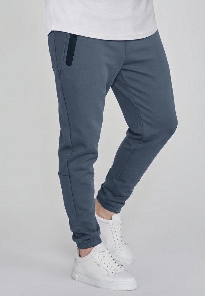 Siksilk Jogger Pants SikSilk Herren Grau Tapered Joggers Bild 4