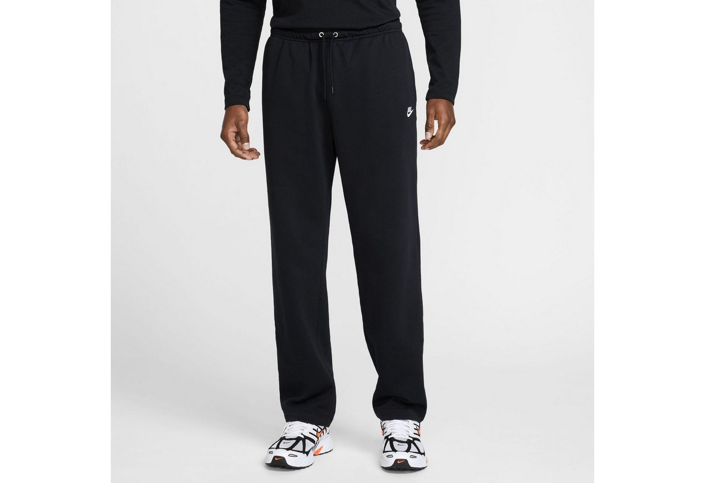 Nike Sporthose M NK CLUB FT OH PANT BLACK/BLACK/WHITE Bild 4
