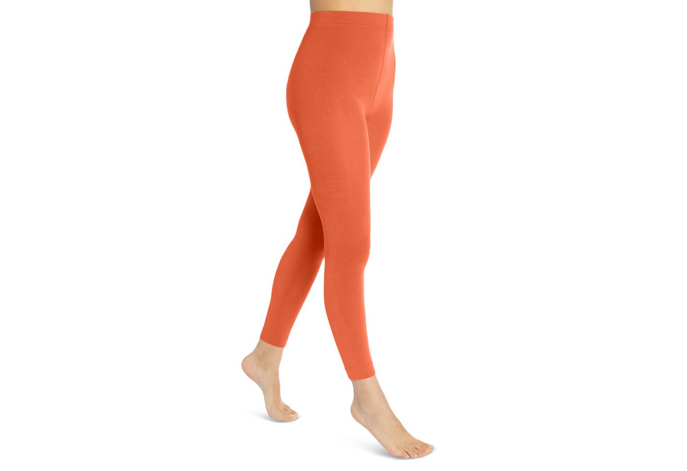 sockenkauf24 Thermoleggings Damen THERMO Leggings mit Innenfleece in vielen Farben (38-40, Kupfer) extra warm Winter Leggings, WP Bild 3