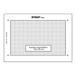 schweisskraft Langzeitschablone DIN A6 128 x 85mm Kunststoffr.