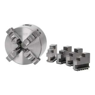 Optimum Vierbacken-Drehfutter Guss Camlock Ø200mm einzelspannend DIN ISO 702-2 Nr.5