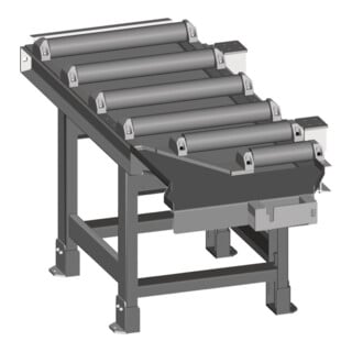 metallkraft Zufuhrrollenbahn für 60°-Schnitte