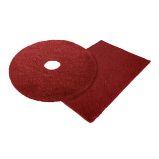 cleancraft Unterhalts-Pad 711 x 355 mm rot