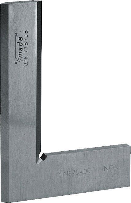 Hochwertiger Mechanischer Winkel Von Vogel, Präzision Din 875/gg-00 100x70 Mm.