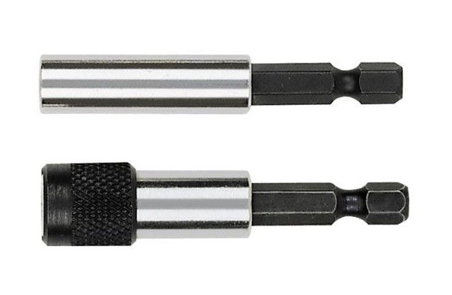 Witte Schnellwechsel-bithalter 1/4" X 60 Mm Im Kunststoffkoffer