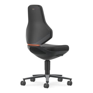 Bimos - Arbeitsdrehstuhl Alu.anth.skintec Schwarz 450-620mm