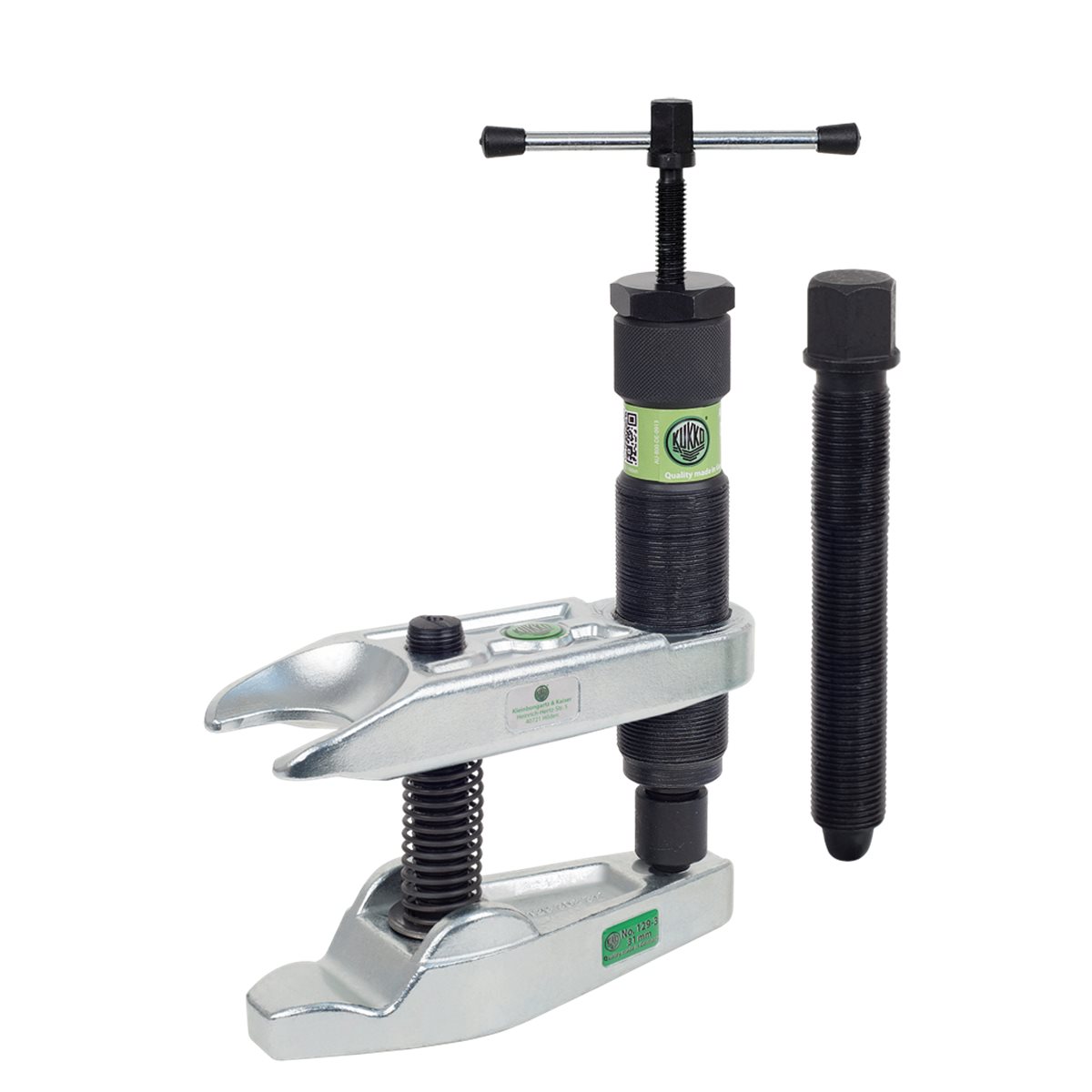 Kukko Kugelgelenkabzieher Mit Kurzer Hydraulikspindel 34x70 Mm Für Schwere Fahrzeuge