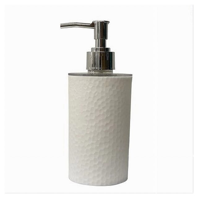Trade Shop Traesio - Trade Shop - Flüssigseifenspender Waschbecken Weiß Gearbeitet Badezimmer Zubehör Möbel 79173 -