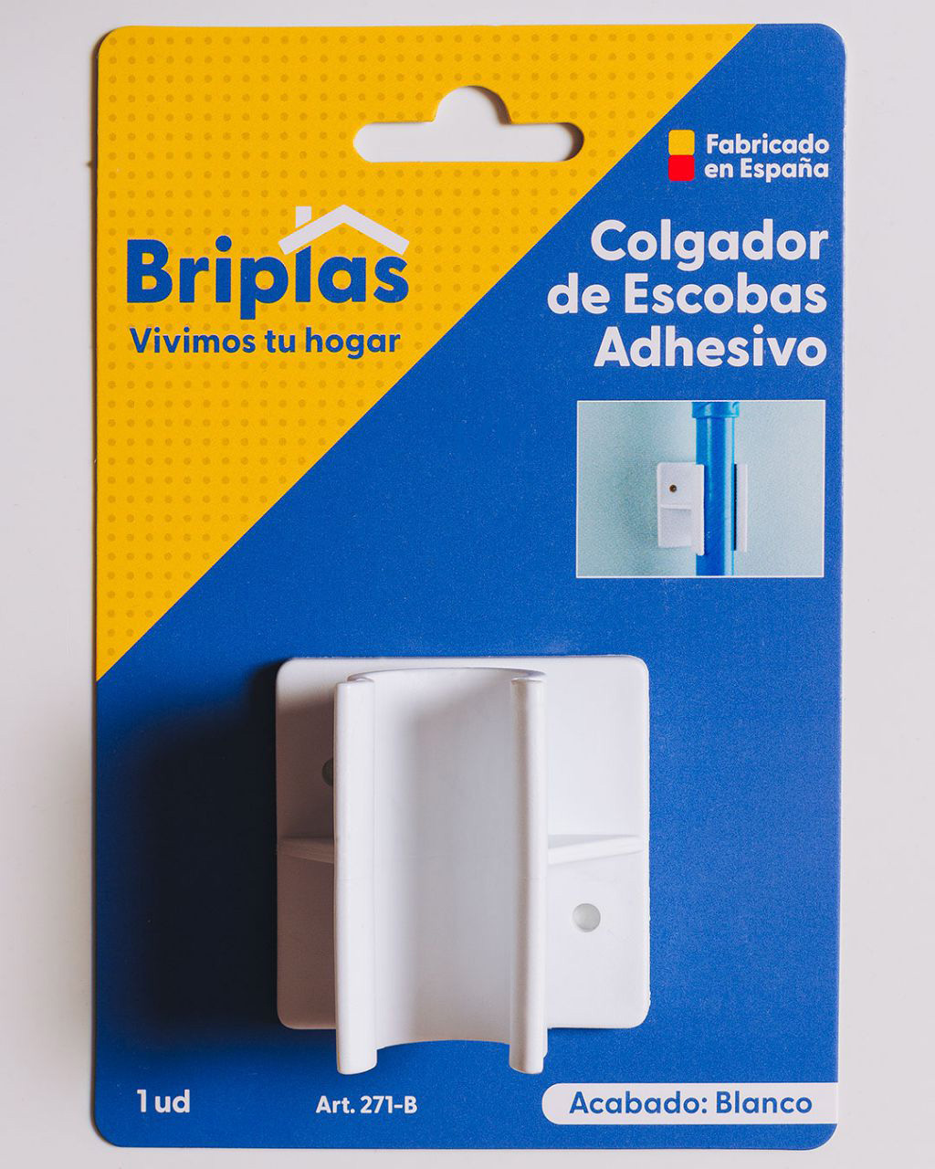 Klebebesenhalter Weiß - Briplas