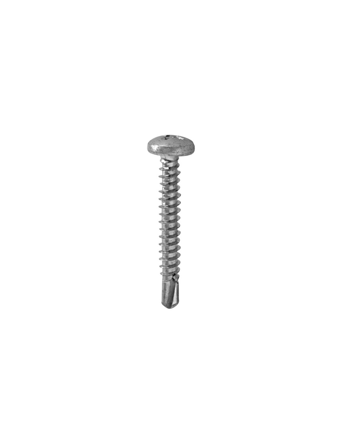 Verzinkte Selbstbohrende Schraube 4,2 X 25 Mm Linsenkopf Ph2 – Packung Mit 500 Stück