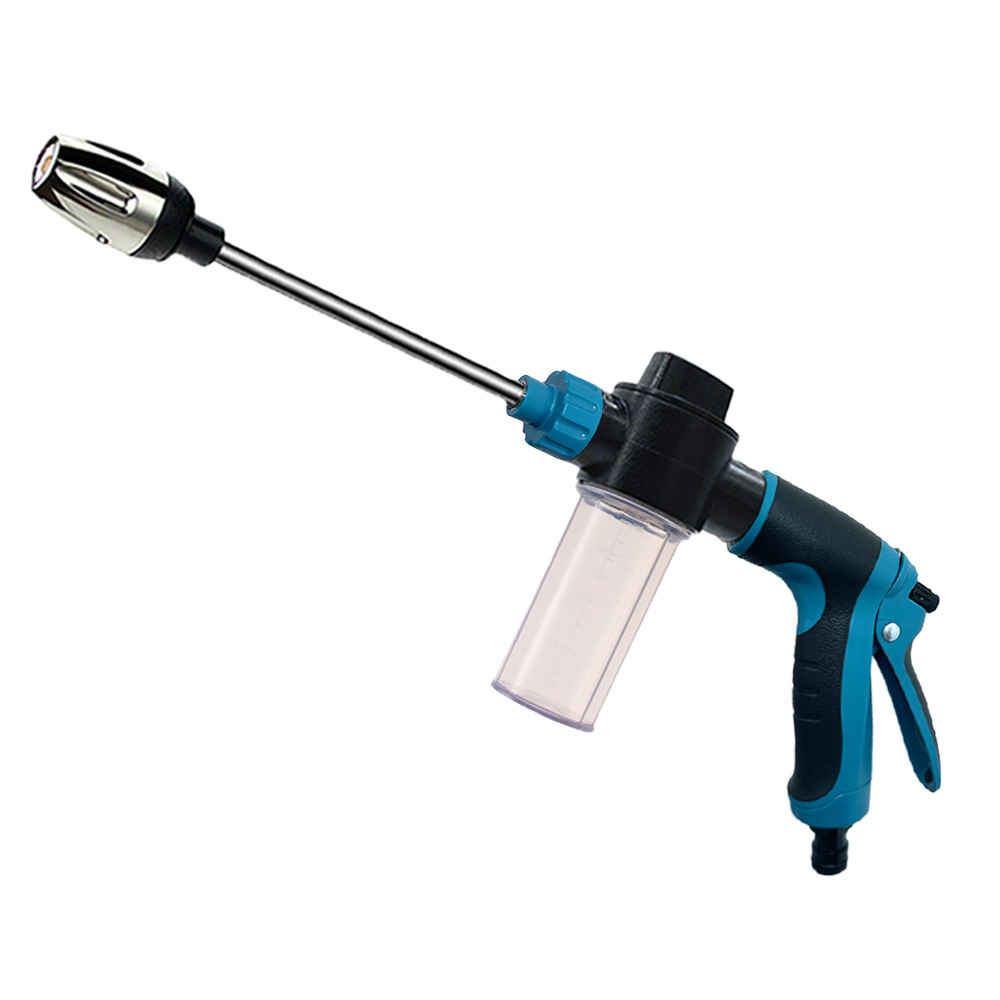 Hochdruckwaschpistole T8 Mit Schaumbehälter - Blau, 1 Stück-lsw