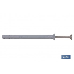 Taco Golpe Collarin Avellanado 6x40 Inox