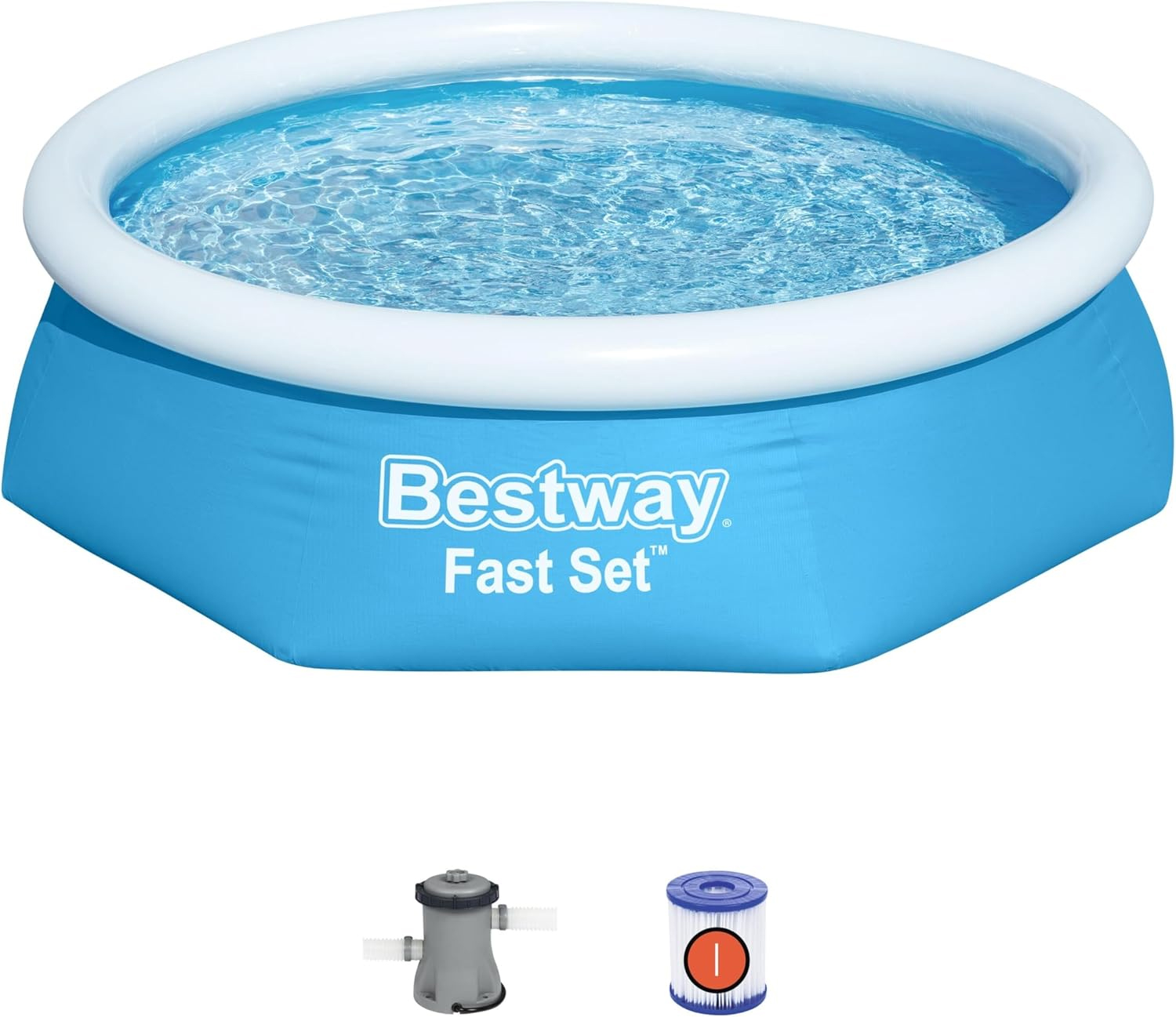 Runde Aufblasbare Fast Set Pool 183x51 Cm 940 L