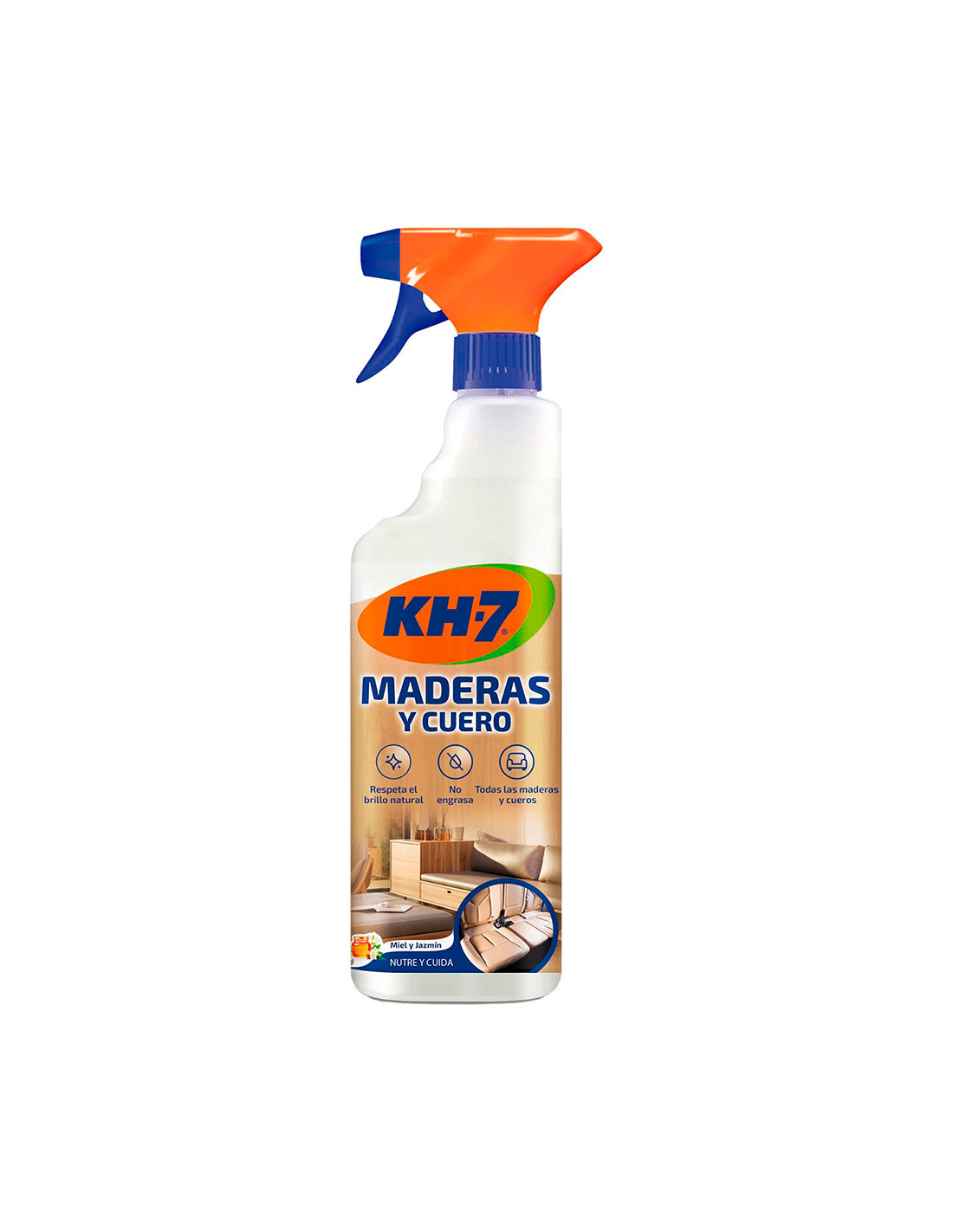 Multifunktionsreiniger Für Holz Und Leder, Honig- Und Jasmin-duft, 500 Ml