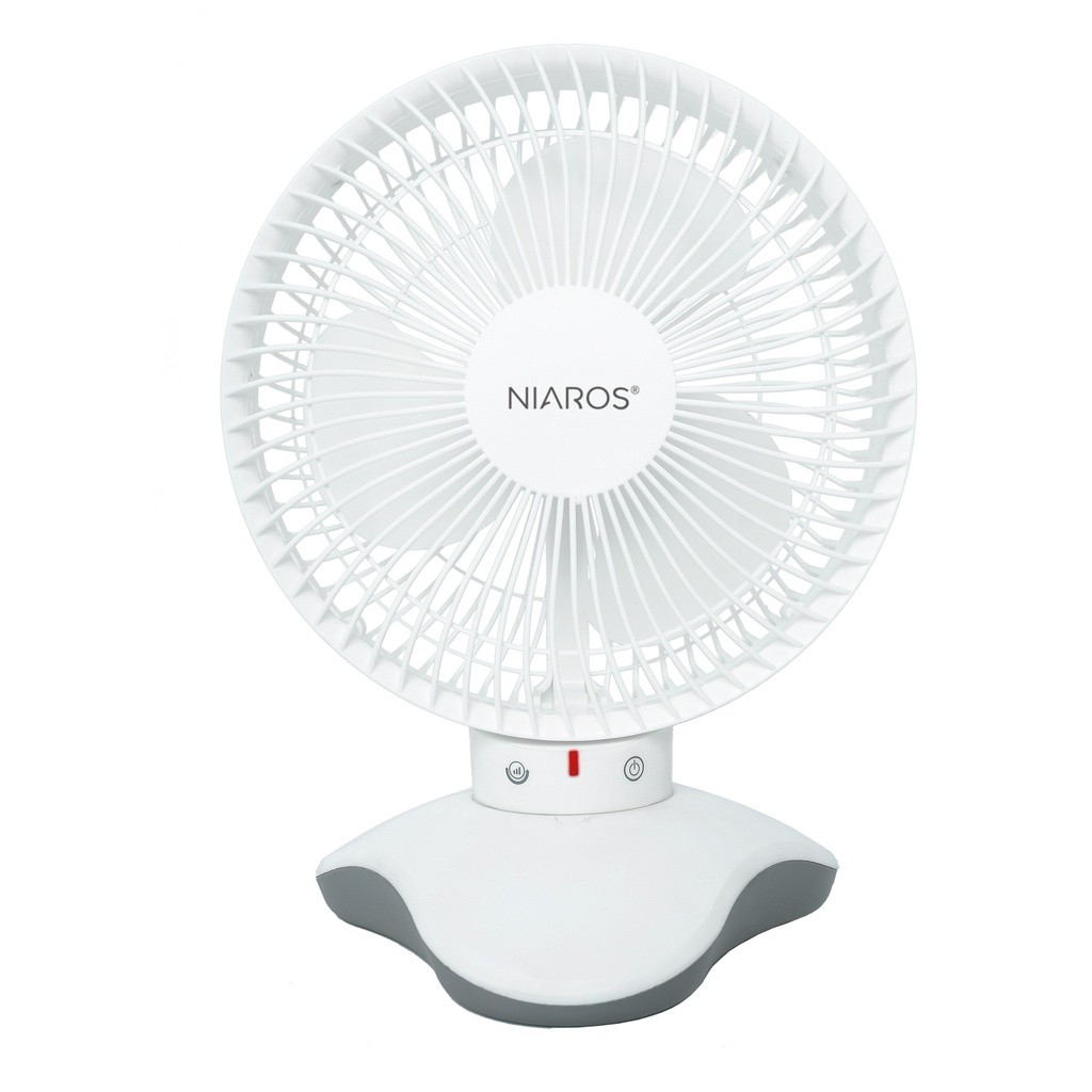 Zawadi Tischventilator Ø18cm 5w Dc Motor Weiß
